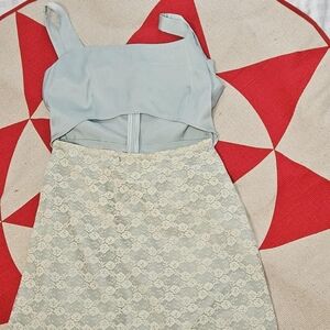 Cider stomach cut out mini dress